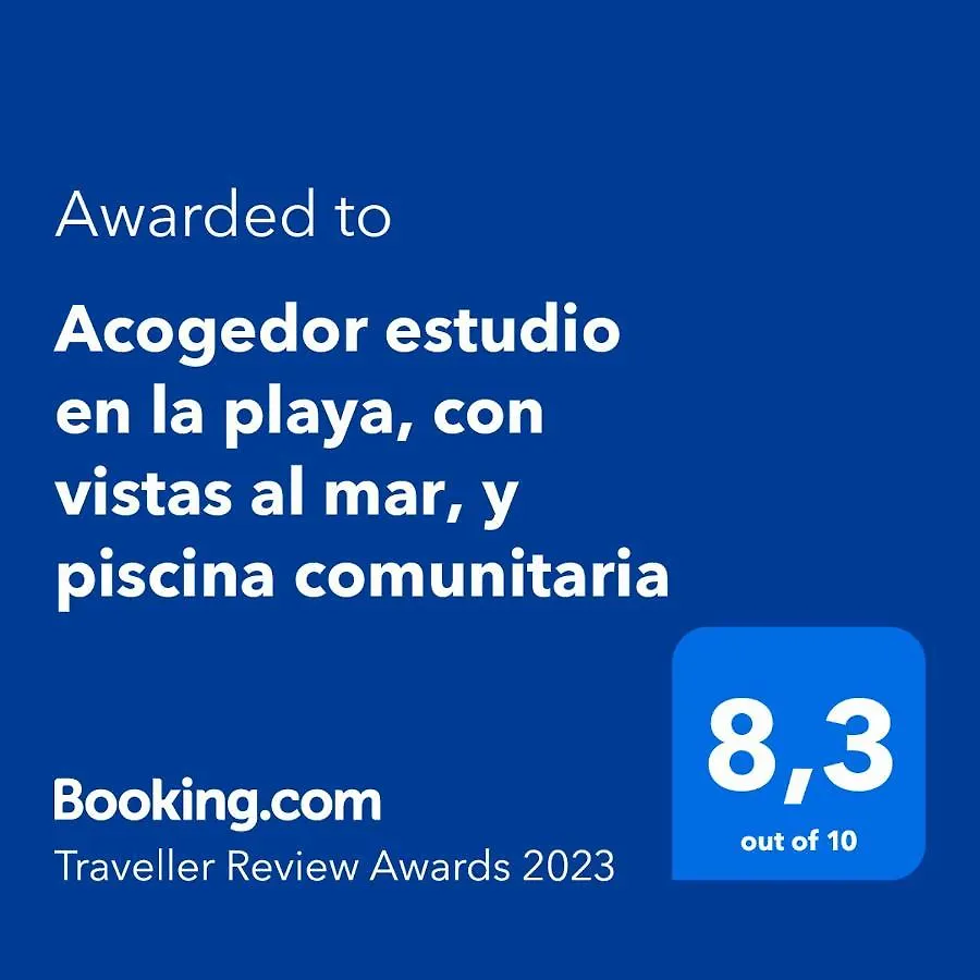 Acogedor Estudio En La Playa, Con Vistas Al Mar, Y Piscina Comunitaria Sant Salvador Spain